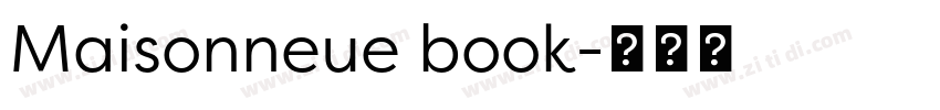 Maisonneue book字体转换
